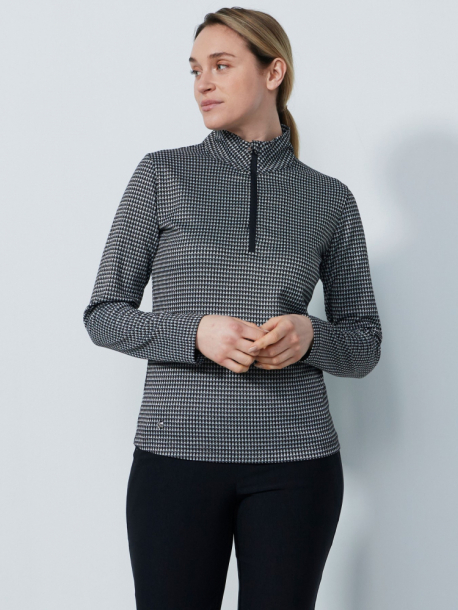 Daily Sports Mackay Half-Neck Top - Black i gruppen Golfklder / Golfklder Dam / Trjor hos Golfhandelen Strmstad AB (1000246-999)