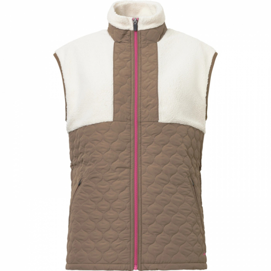 Abacus Lds Preston Pile Windvest - Nougat i gruppen Golfklder / Golfklder Dam / Jackor/Vstar hos Golfhandelen Strmstad AB (2387-270)