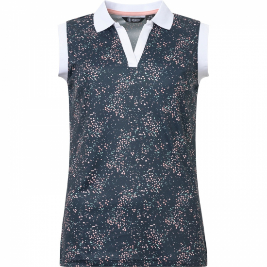 Abacus Lds Juliet Sleeveless - Navy Floral i gruppen Golfklder / Golfklder Dam / Piktrjor hos Golfhandelen Strmstad AB (2763-737)