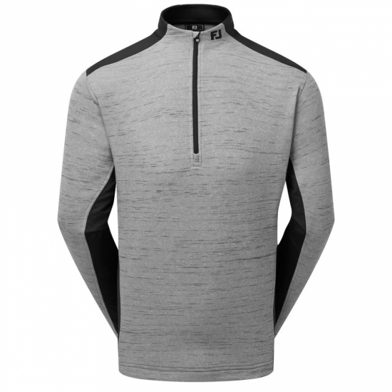 Footjoy Mens Space Dye Thermal Chill-Out - Charcoal/Black i gruppen Golfklder / Golfklder Herr / Trjor hos Golfhandelen Strmstad AB (31971)