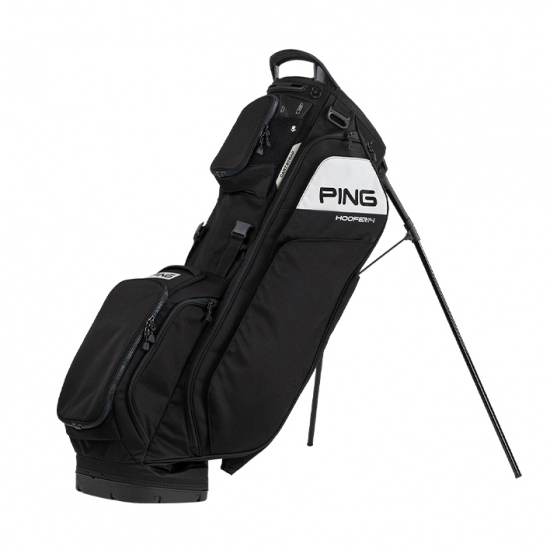 Ping Hoofer 14 Standbag - Black i gruppen Golfbagar / Brbagar hos Golfhandelen Strmstad AB (36416-01)