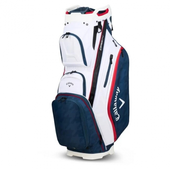 Callaway Org 14 Cartbag 2024 - White/Navy Hounds/Red i gruppen Golfbagar / Vagnbagar hos Golfhandelen Strmstad AB (5124093)