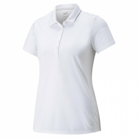 Puma Womens Gamer Polo - Bright White i gruppen Golfklder / Golfklder Dam / Piktrjor hos Golfhandelen Strmstad AB (532989-001)