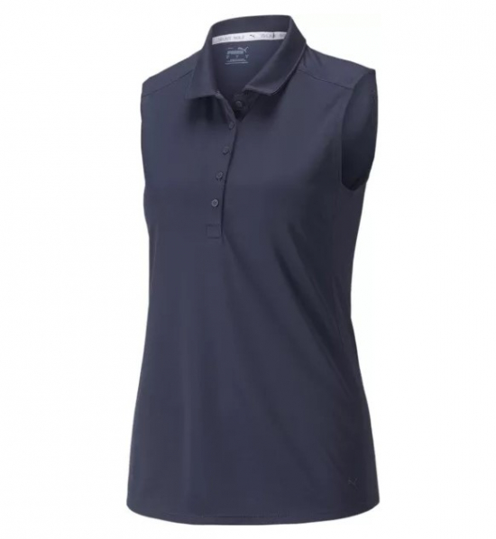 Puma Womens Gamer Sleeveless Polo - Navy Blazer i gruppen Golfklder / Golfklder Dam / Piktrjor hos Golfhandelen Strmstad AB (532990-003)