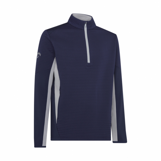 Callaway Mens Midweight Textured Pullover - Peacoat i gruppen Golfklder / Golfklder Herr / Trjor hos Golfhandelen Strmstad AB (CGKFE026-410)