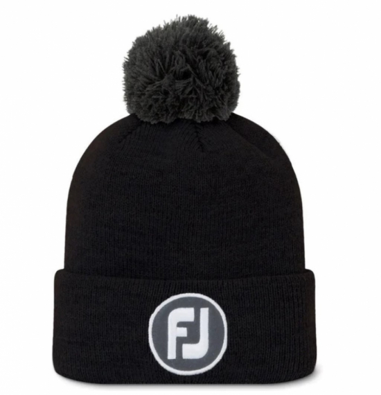 Footjoy Solid Pom Pom - Black i gruppen Golfklder / Kepsar hos Golfhandelen Strmstad AB (FH22BSPOM-0)