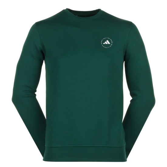 Adidas Mens Crew Neck Sweater - Collegiate Green i gruppen Golfklder / Golfklder Herr / Trjor hos Golfhandelen Strmstad AB (IW2396)