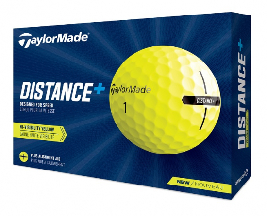 Taylormade Distance + 2021 - Yellow i gruppen Golfbollar / Nya Golfbollar hos Golfhandelen Strmstad AB (N7609301)