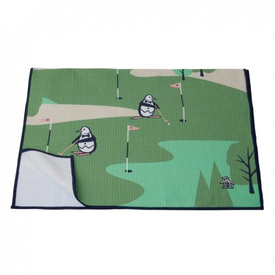 Original Penguin Pete On The Course Towel - Bright White i gruppen Tillbehr  / Handdukar hos Golfhandelen Strmstad AB (OGAFD006-118)