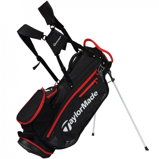 Taylormade Pro Standbag 2023 - Black/Red i gruppen Golfbagar / Brbagar hos Golfhandelen Strmstad AB (V9737401)