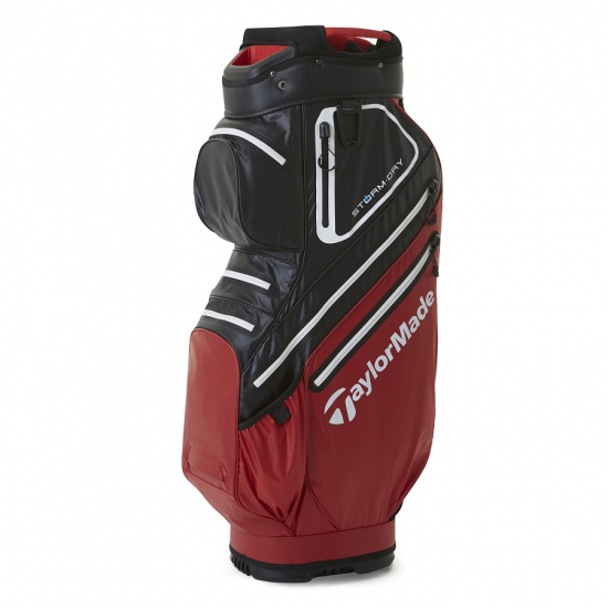 Taylormade Storm Dry Cartbag 2023 - Red/Black i gruppen Golfbagar / Vagnbagar hos Golfhandelen Strmstad AB (V9782501)