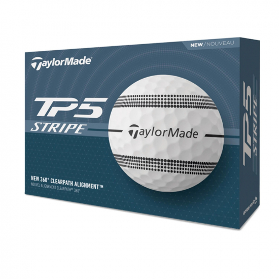 Taylormade TP5 2024 - Stripe i gruppen Golfbollar / Nya Golfbollar hos Golfhandelen Strmstad AB (V9902001)